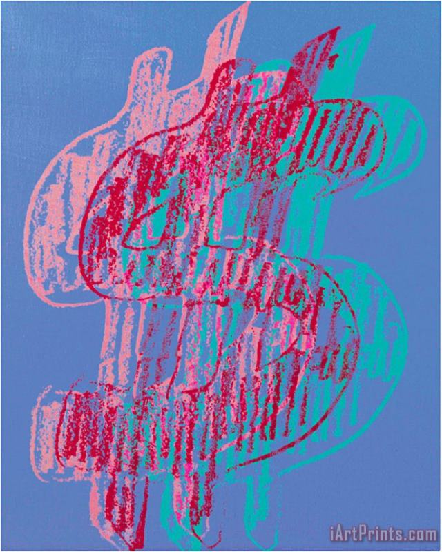 Dollar Sign painting - Collection Dollar Sign Art Print