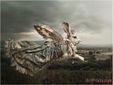 Art Printed on canvas by machine