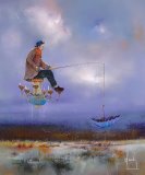 Art Printed on canvas by machine