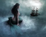 Mermaid And Pirate Ship by Collection