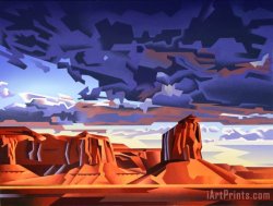 Collection Monument Valley Storm painting