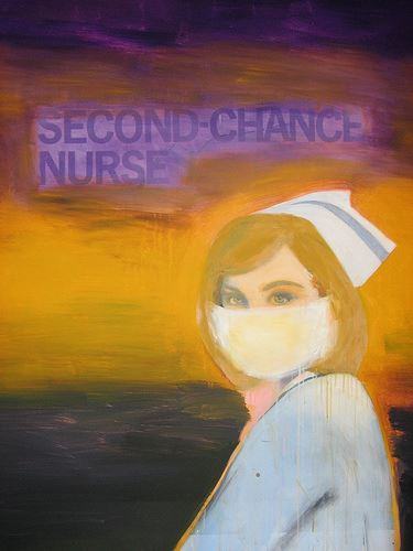 Second Chance Nurse painting - Collection Second Chance Nurse Art Print