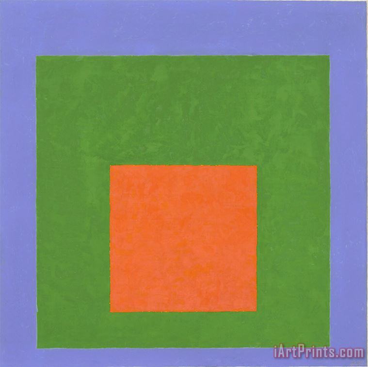 Squares painting - Collection Squares Art Print