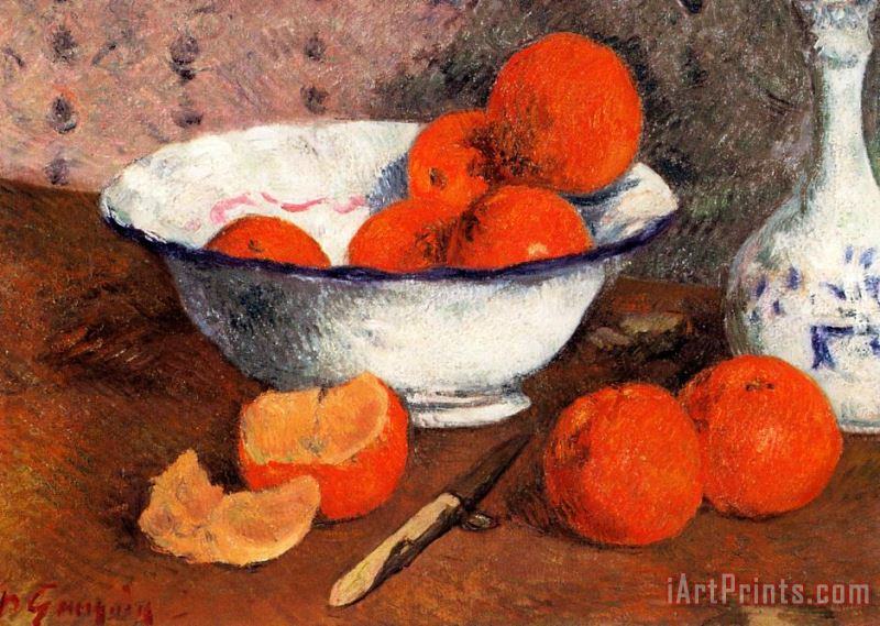 Still Life with Oranges painting - Collection Still Life with Oranges Art Print Still Life with Oranges painting - Collection Still Life with Oranges Art Print