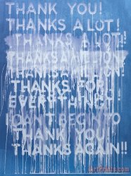 Collection Thank You! by Mel Bochner