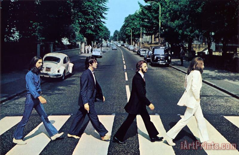 The Beatles Abbey Road III painting - Collection The Beatles Abbey Road III Art Print