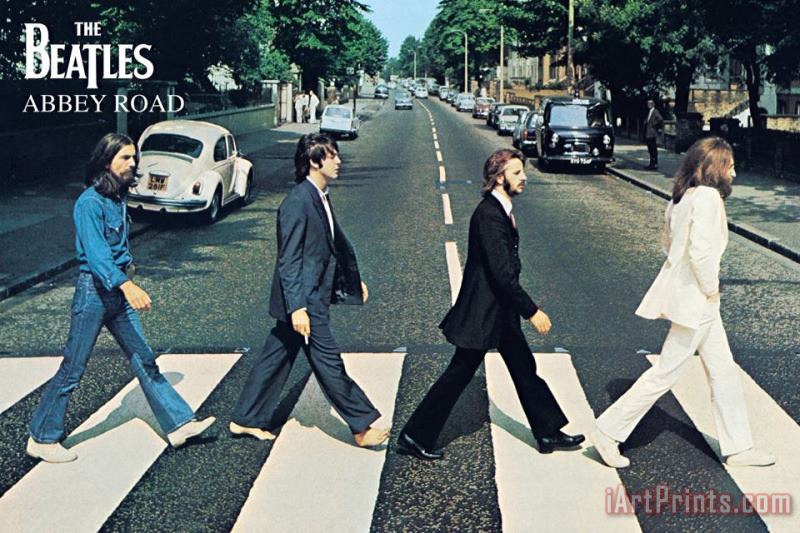 The Beatles Abbey Road iiii painting - Collection The Beatles Abbey Road iiii Art Print