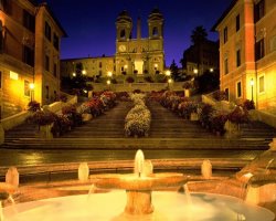 Collection Trinita Dei Monti Steps Rome Italy