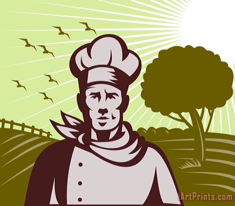 Collection 10 Baker chef Art Print