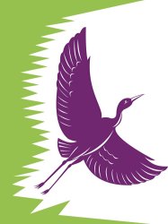 Collection 10 Heron Crane Flying Retro