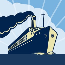 Collection 10 Ocean liner boat painting