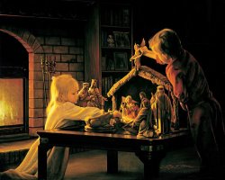Collection 2 Angels Of Christmas painting