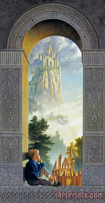 Castles In The Sky painting - Collection 2 Castles In The Sky Art Print