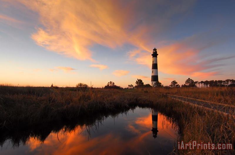 Bodie Island Lighthouse OBX painting - Collection 3 Bodie Island Lighthouse OBX Art Print