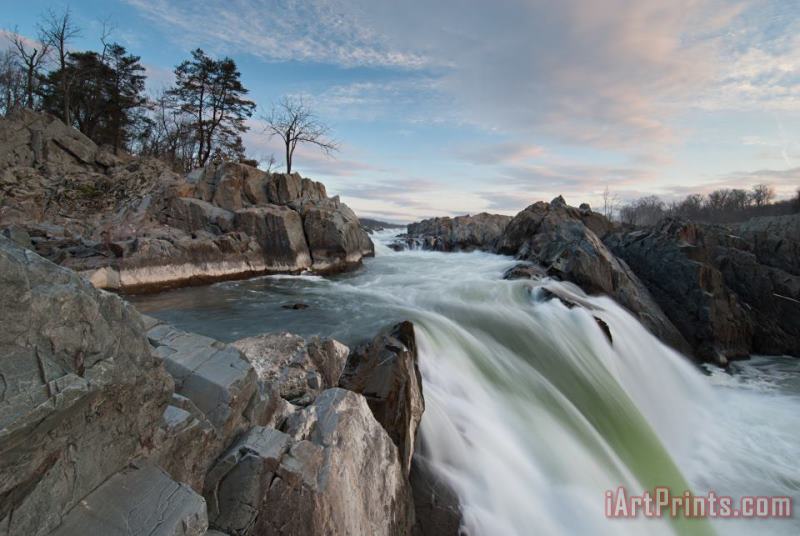 Collection 3 Great Falls on the Potomac River Art Print