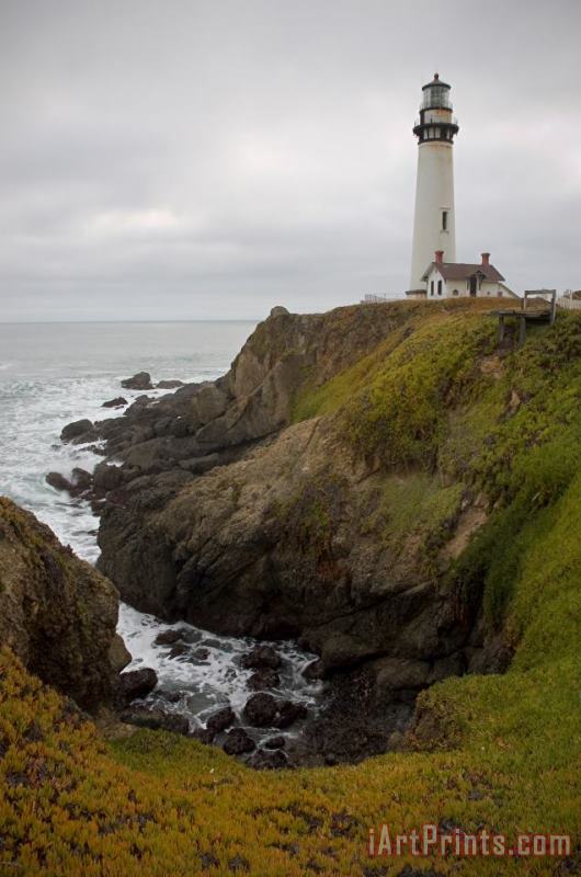 Pigeon Point Lighthouse painting - Collection 6 Pigeon Point Lighthouse Art Print