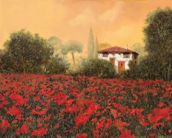 Collection 7 La casa e i papaveri painting