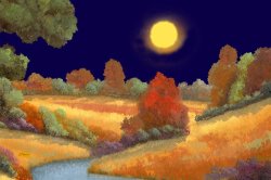 Collection 7 La Musica Della Notte painting