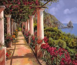 romantic Art for sale - Le Colonne E La Buganville by Collection 7 romantic Art for sale - Le Colonne E La Buganville by Collection 7
