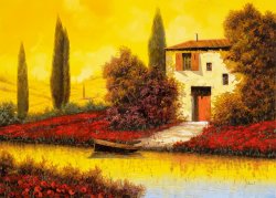 Collection 7 Lungo Il Fiume Tra I Papaveri painting