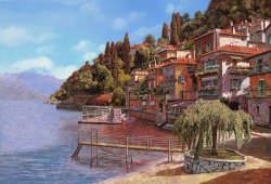 Beach Art for sale - Varenna on Lake Como by Collection 7