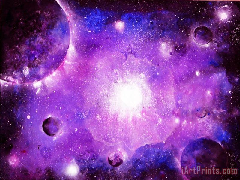 Celestial painting - Collection 9 Celestial Art Print