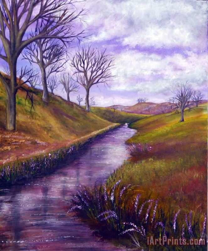 Collection 9 Derbyshire Brook Art Painting
