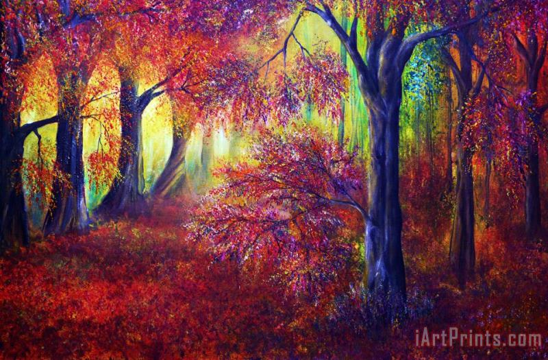 Forever Autumn painting - Collection 9 Forever Autumn Art Print