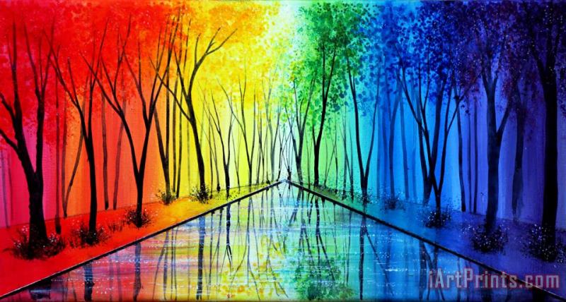 Collection 9 Into The Rainbow Art Print