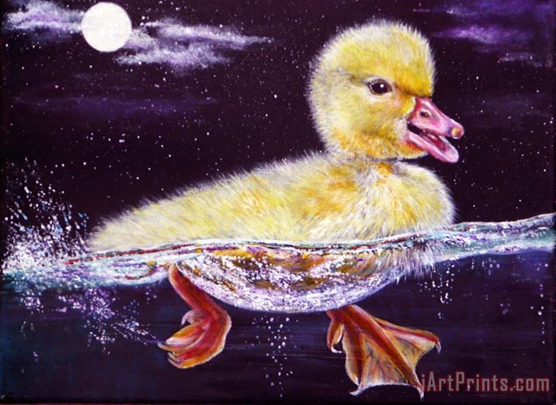 Collection 9 Midnight Swim Art Painting