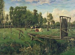 Constant-Emile Troyon A Pasture in Normandy painting