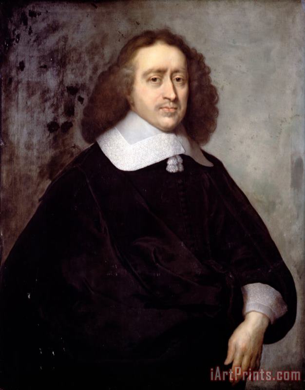 Cornelius the younger Jonson A Dutch Gentleman Art Print