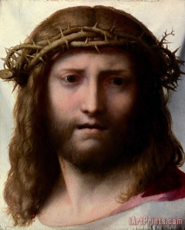 Correggio Head of Christ Art Painting