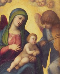 Correggio Madonna and Child with Angels painting