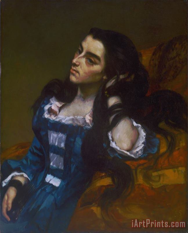 Spanish Woman painting - Courbet, Gustave Spanish Woman Art Print