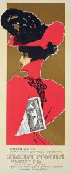 Czech School Reproduction Of A Poster Advertising 'zlata Praha' A Weekly Illustrated Newspaper painting