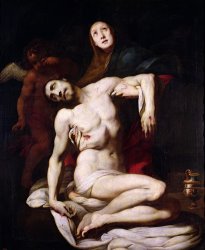 Daniele Crespi The Pieta painting