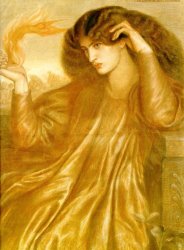 Dante Gabriel Rossetti The Lady of The Flame