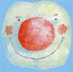 David Cooke Smiling Snowman painting