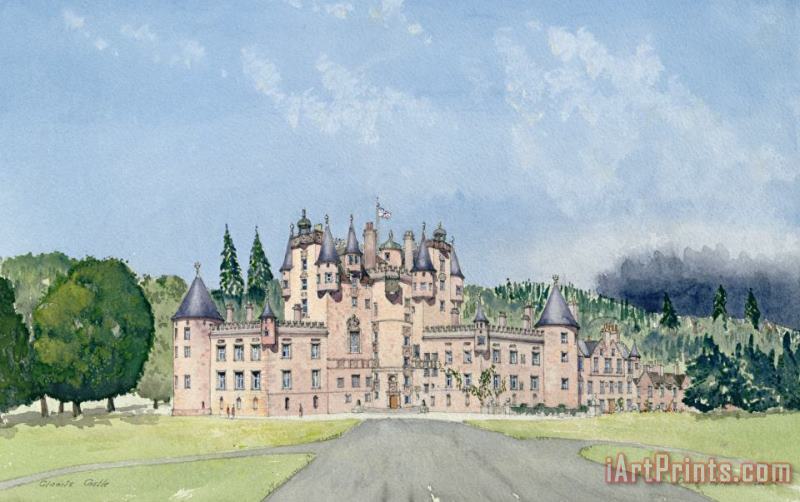 David Herbert Glamis Castle Tayside Art Painting
