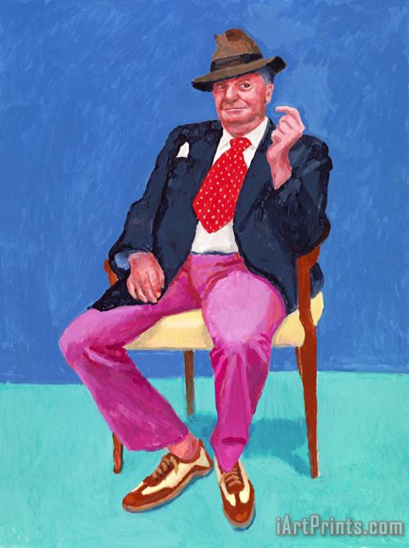 David Hockney Barry Humphries, 2015 Art Painting