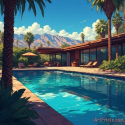 David Hockney Palm Spring House