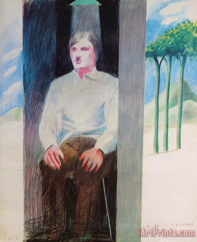 David Hockney Prisoner, 1975 Art Print