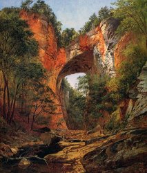 David Johnson A Natural Bridge in Virginia