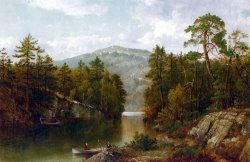 David Johnson The Lake George painting David Johnson The Lake George painting
