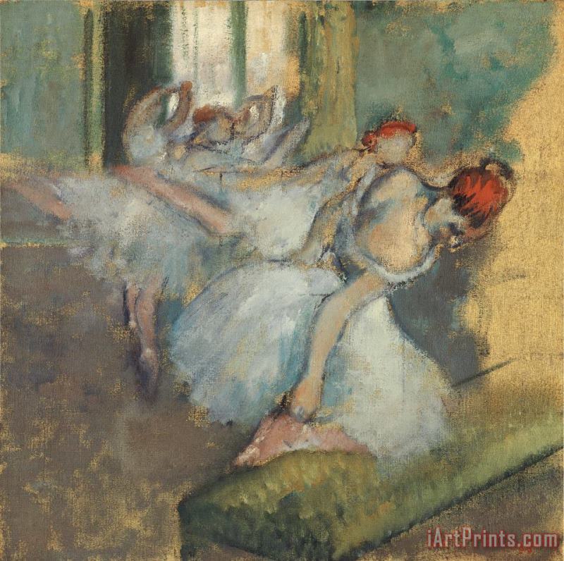 Ballet Dancer painting - Degas Ballet Dancer Art Print