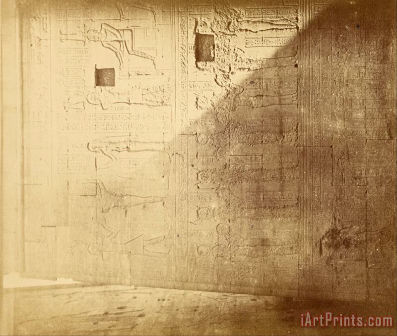 Despoineta (inscriptions of The Isis Temple in Philae) Art Print