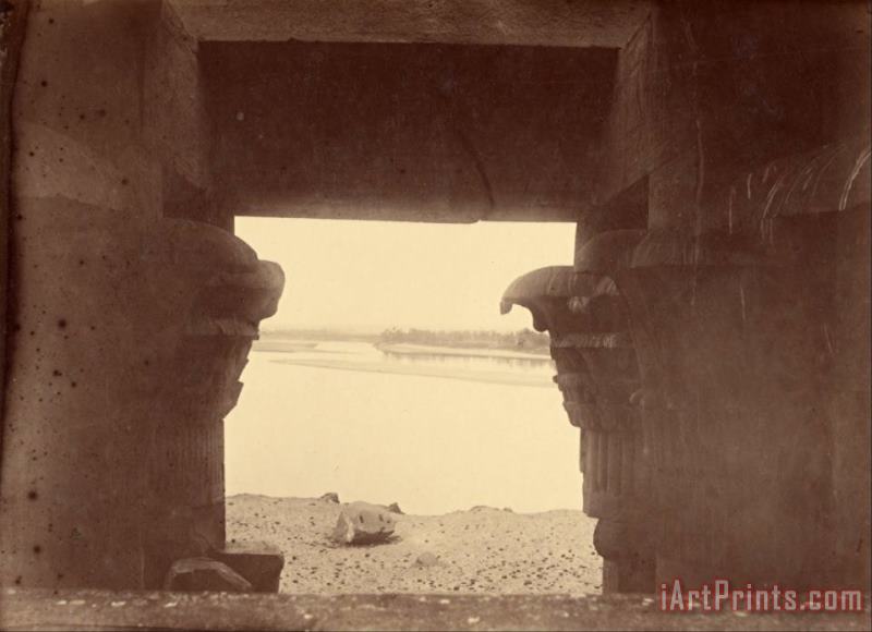 Despoineta (view of The Nile Through The Pillars of The Temple of Ombos) Art Painting