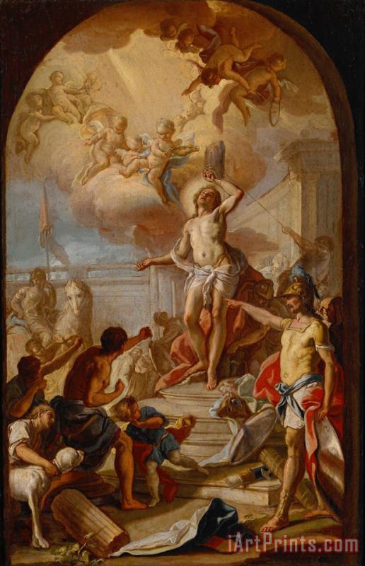 Diana, Giacinto The Martyrdom of St. Sebastian Art Painting