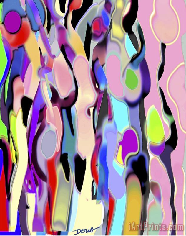 Diana Ong Abstract Female Forms Art Print